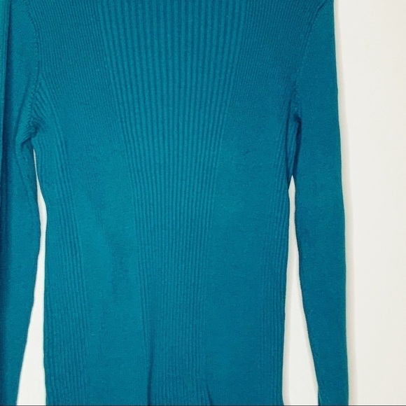 𝅺jones NEW YORK Sport turtle neck top. SZ L - Picture 6 of 7